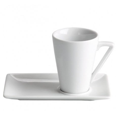 MING TAZA CONICA 6 Cls. CON PLATO Pack 6 Uds