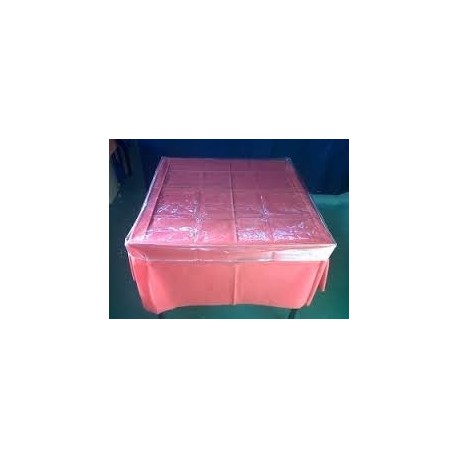 Cubre Mantel Pvc Ajustable Redondo180 Cms Transparente