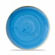 STONECAST CORNFLOWER BLUE PLATO COUPE 21,7 cms. CHURCHILL
