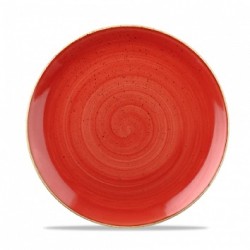 STONECAST BERRY RED PLATO COUPE 21,7 cms. CHURCHILL